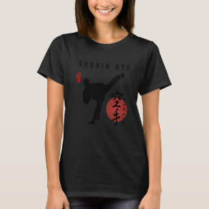 Camiseta Shorin Ryu Karate Instrutor Japonês Kanji Callig