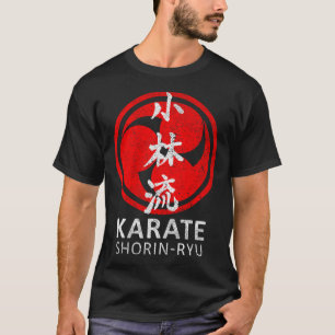 Camiseta Shorin Ryu Karate Símbolo Kanji Japão Arte Marcial