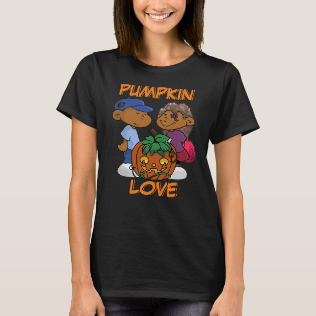 Camiseta Short Sleevez | Pumpkin Love (Frente)