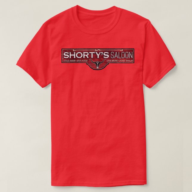 Camiseta Shortys Saloon (Frente do Design)
