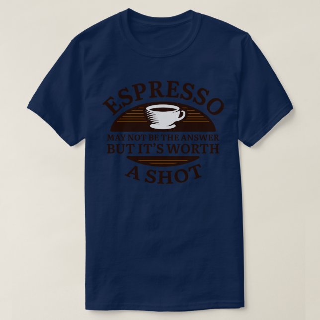 Camiseta Shot 2 do Espresso (Frente do Design)