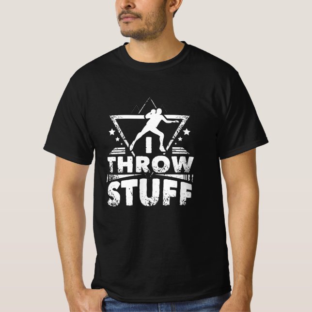 Camiseta Shot Put I Throw (Frente)