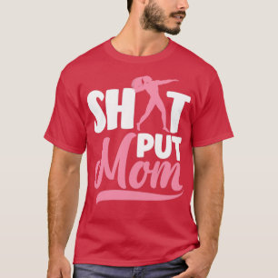 Camiseta Shot Put Putter Track e atletas de campo postos
