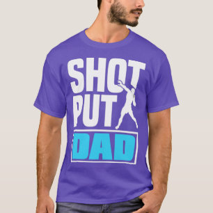 Camiseta Shot Put Putter Track e atletas de campo postos