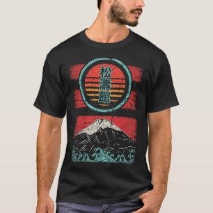 Camiseta Shotokan Karate Kanji Retro 80 Estilo