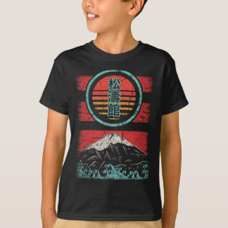 Camiseta Shotokan Karate Kanji Retro 80 Estilo