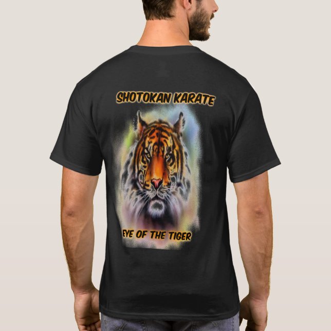 Camiseta Shotokan Karate, Olho do Tigre (Verso)