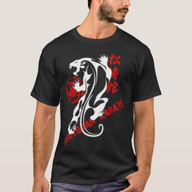 Camiseta Shotokan Karate Tiger Prowess - Artes Marciais Bud (Frente)