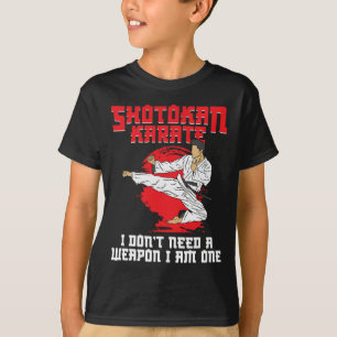 Camiseta Shotokan Symbol Training Arma de Treinamento Instr