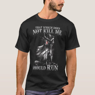 Camiseta Should Run Crusader Knight Templar Warrior Of God 