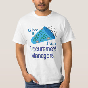 Camiseta Shout Out for Procurement Managers