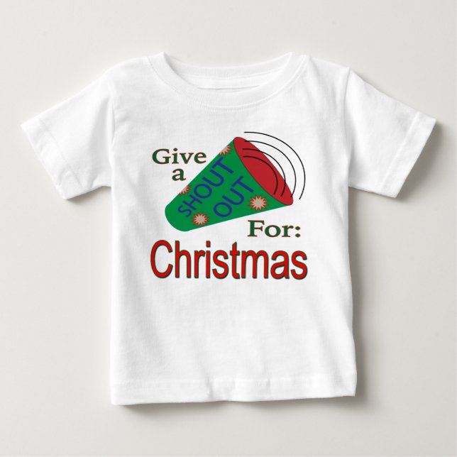 Camiseta Shout Out para o Natal (Frente)