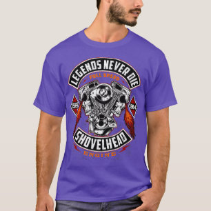 Camiseta SHOVELHEAD 19661984 MOTOR Motorcycles Oldschool Ch