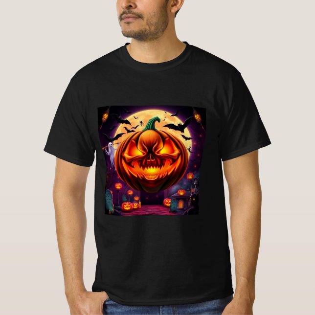 Camiseta Show de Monstros de Halloween (Frente)