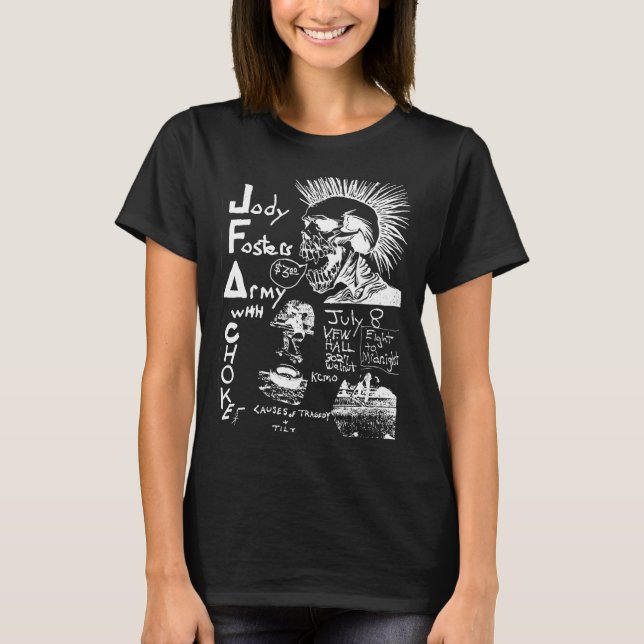 Camiseta Show de punk retrô: Exército de Jody Foster (Frente)