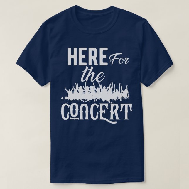 Camiseta Show Here para o show (Frente do Design)