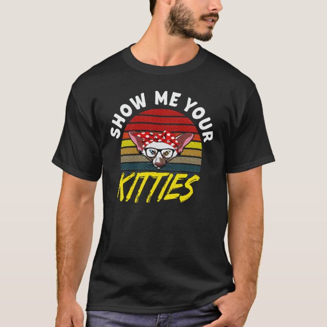 Camiseta Show Me Your Kitties Oriental Shorthair Cat girl (Frente)