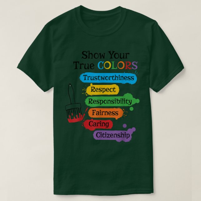 Camiseta Show your true colors  (Frente do Design)