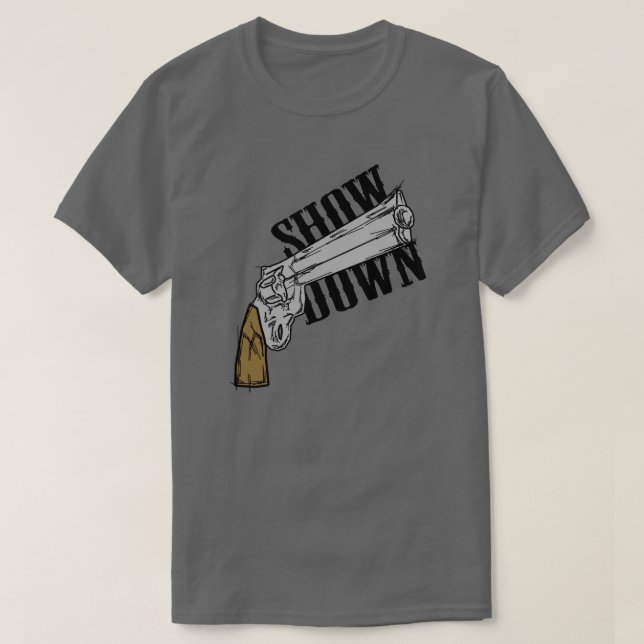 Camiseta Showdown Revolver Logo (Frente do Design)