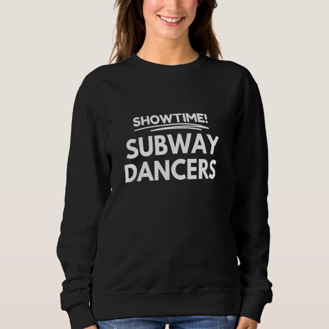 Camiseta Showtime! dançarinos de metrô entram (Frente)