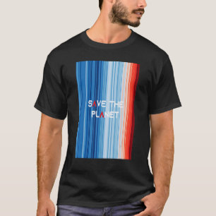 Camiseta ShowYourStripes u2013 SALVE O Aquecimento Global d