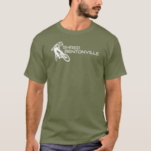 Camiseta Shred Bentonville Arkansas Mountain Biking