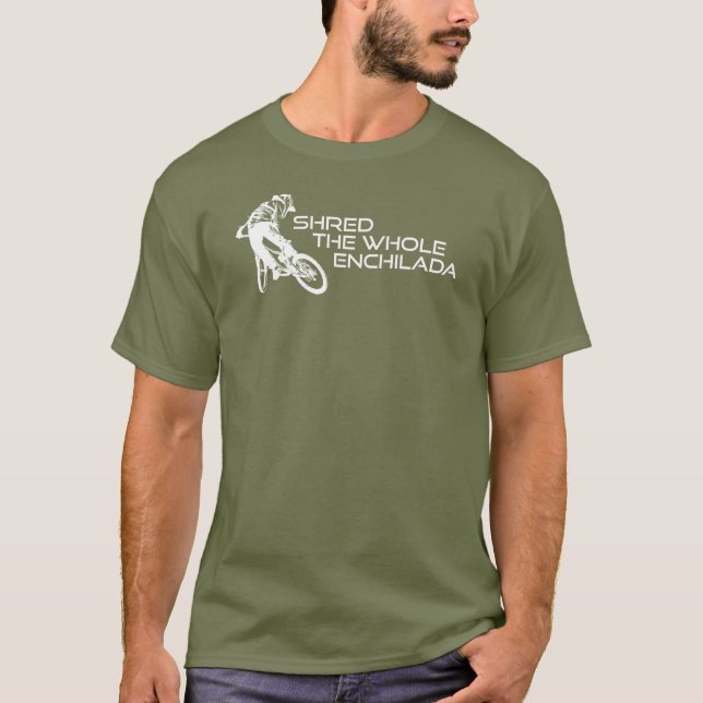 Camiseta Shred The Whole Enchilada Moab Utah (Frente)