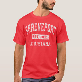Camiseta Shreveport Louisiana La Vintage Established Sports