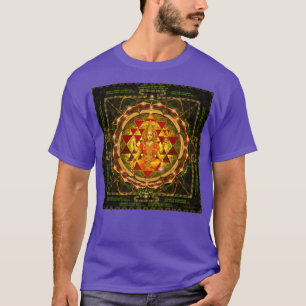 Camiseta Shri Yantra Maha Lakshmi Ashtakam Abundance