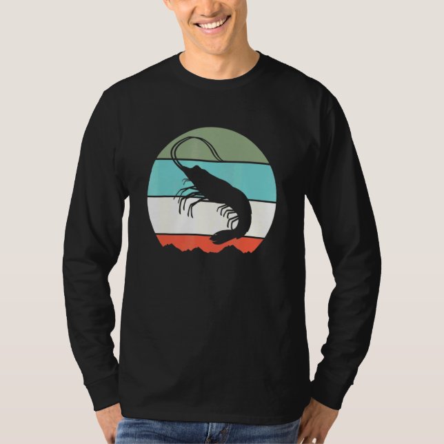 Camiseta Shrimp Seafood Vintage Shellfish Shrimp Tee (Frente)