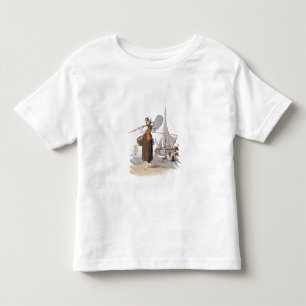 Camiseta Shrimper fêmea, do "traje de Grâ Bretanha",