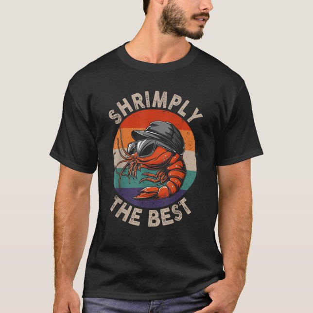 Camiseta Shrimply The Melhor Engraçado Shrimpe S (Frente)