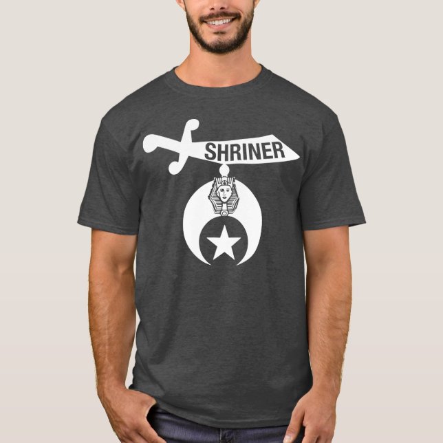 Camiseta Shriner Mason Lodge Masonic Freemason Emblem (Frente)