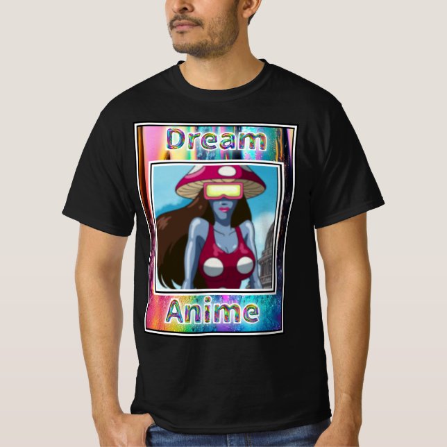 Camiseta Shroom Bot Dream Anime (Frente)