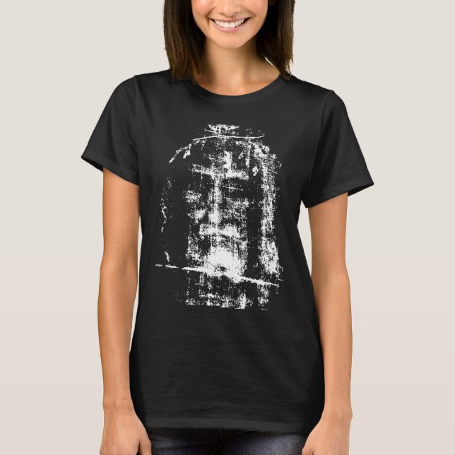 Camiseta Shroud of Turin Jesus Christ Face T-ShirtThe Turin (Frente)