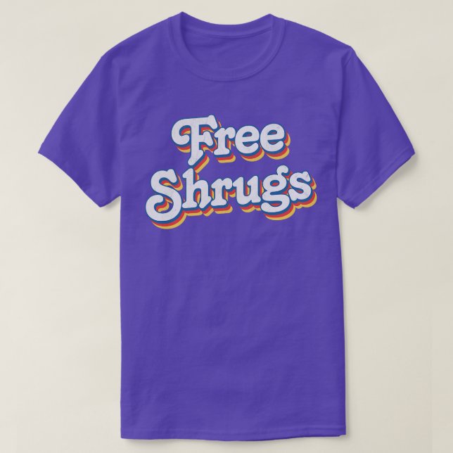 Camiseta Shrugs Gratuitos (Frente do Design)