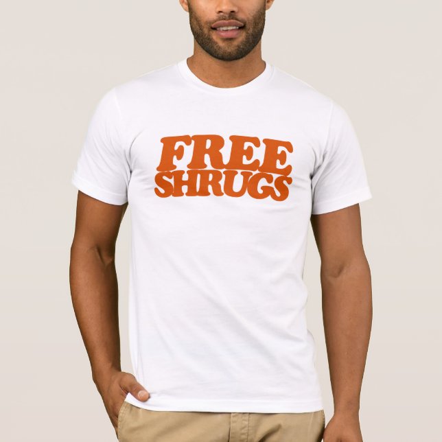 Camiseta Shrugs Gratuitos (Frente)