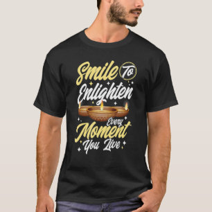 Camiseta Shubh Deepalawi Sorri Para Iluminar Cada Momento D