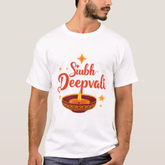 Camiseta ✨ Shubh Deepavali | Rangoli Tradicional de Diwali 