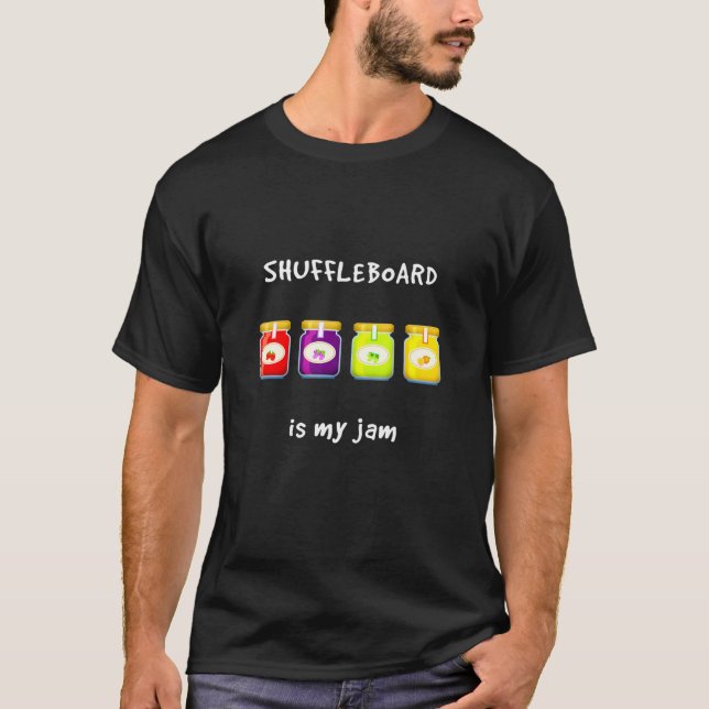 Camiseta Shuffleboard É Minha Palavra Favorita Do Hobby Sla (Frente)