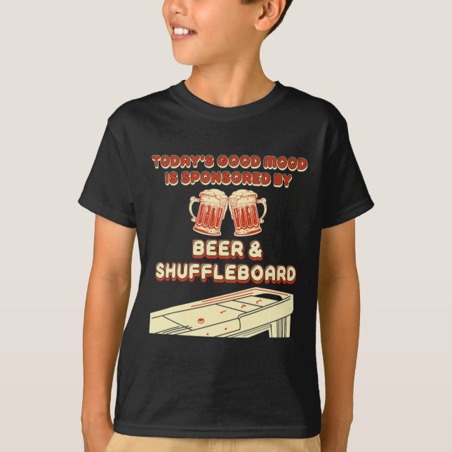 Camiseta Shuffleboard Player Beer  (Frente)