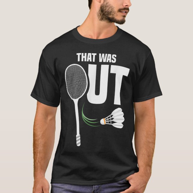 Camiseta Shuttle Não quer um treinador do time Shuttle Badm (Frente)