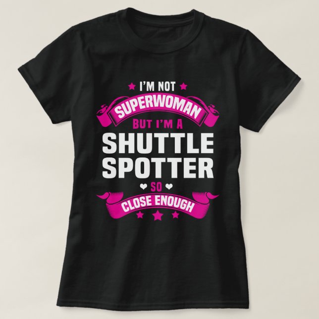 Camiseta Shuttle Spotter (Frente do Design)
