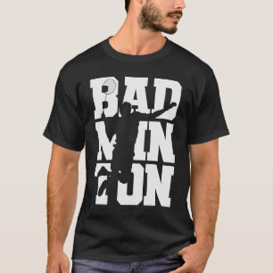 Camiseta Shuttlecock Badminton Racket Sport