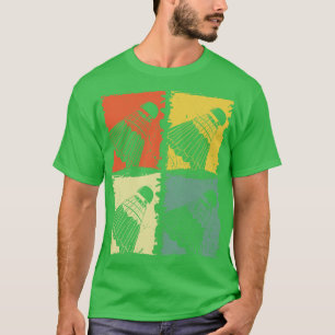 Camiseta Shuttlecocks Badminton Ball Badminton Player