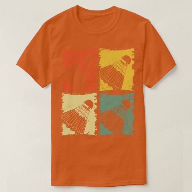 Camiseta Shuttlecocks Badminton Ball Badminton Player (Frente do Design)