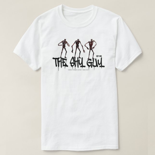 Camiseta shy guy scp-096 (Frente do Design)