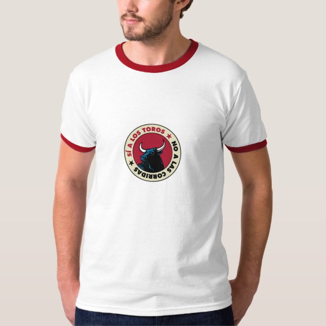 Camiseta Si a los toros No a las Corridas (Frente)