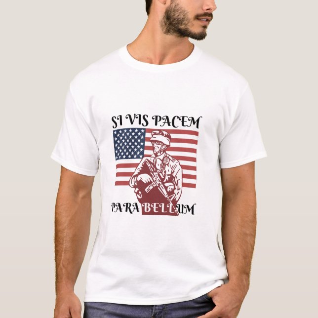 Camiseta Si Vis Pacem Para Bellum (Frente)