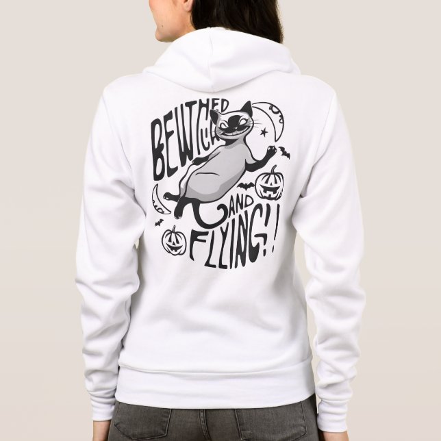 Camiseta Siamês Sorcery: Assustado e Aspirando (Verso)